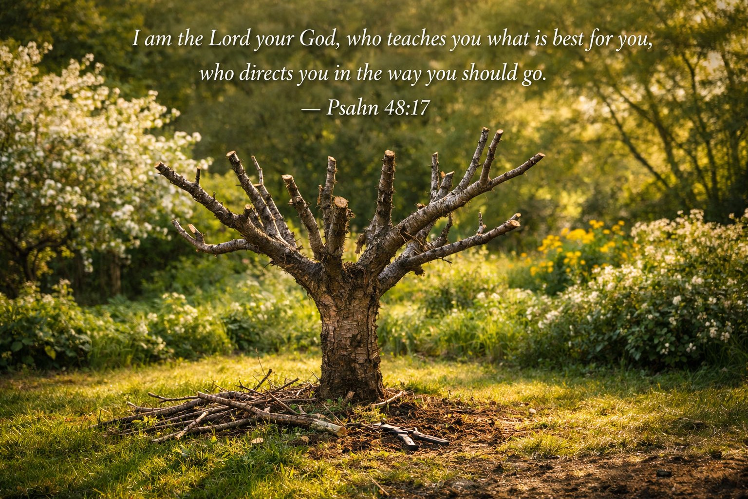 Isaiah 48:17 — Directs You in the Way You Should Go Wallpaper